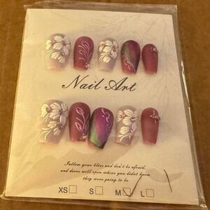 Petal Reverie Nail Set – Medium Size Only‎